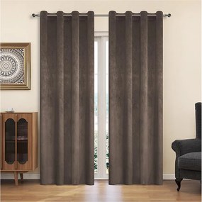 Závesový materiál YC11940/200G/120 hnedá 280 cm Tovar na mieru