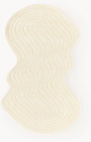 Ručne tuftovaný vlnený koberec v organickom tvare Aliza