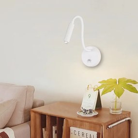 Brilagi - LED Stmievateľná flexibilná nástenná lampa MAYA 1xG9/4W/230V biela