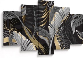 Obraz - Zlatá džungľa (150x105 cm)