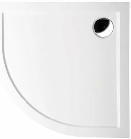 Sprchová vanička štvrťkruhová Polysan 100x100 cm liaty mramor 62511