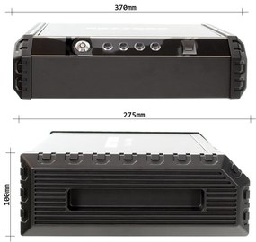 Rottner Bezpečnostná schránka na cennosti a zbrane GUNMASTER XL, 100 x 370 x 275 mm