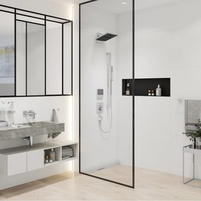 Hansgrohe Pulsify E, sprchová súprava 100 1jet EcoSmart+ so sprchovou tyčou 900 mm, chrómová, HAN-24381000