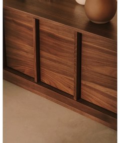 Hnedý TV stolík v dekore orecha 200x47x40 cm Onix – Kave Home