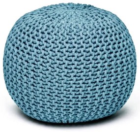 Tyrkysovomodrý sedací puf Bonami Essentials Jagger