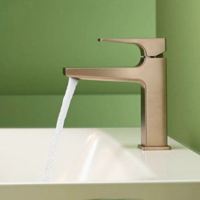 HANSGROHE Metropol páková umývadlová batéria s odtokovou súpravou Push-Open, plná páka, výška výtoku 117 mm, kartáčovaný bronz, 32507140