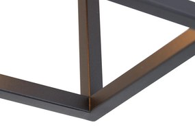 Inteligentné stropné svietidlo čierne 99,5 cm vrátane 4 Wifi A60 - Cage