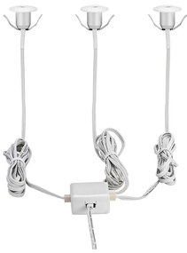 Eglo 97079 - LED Kúpeľňové podhľadové svietidlo CHANGO 3xLED/1W/230V IP44