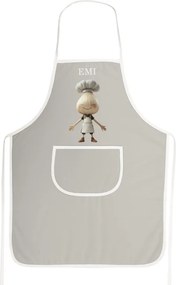 Kuchynská zástera Garlico EMI, sivá