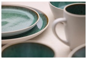 Biely/zelený dezertný tanier z kameniny ø 21 cm Gastro White/Green – Bitz