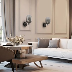 Nástenná lampa ALIAS 1xG9/8W/230V čierna/šedá