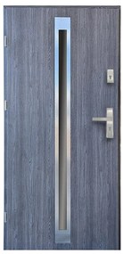 Dvere vchodové Grenada 01 90L antracit