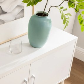 Skrinka na topánky VASAGLE s dvojkrídlovými dvierkami LHS051W01