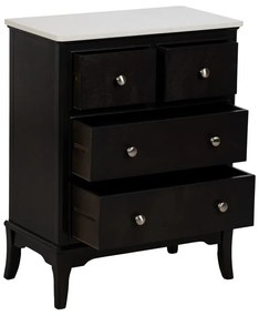 Čierna komoda 60x75, 5x33 cm Mods – Ixia