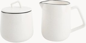 Džbániky na mlieko a cukornička z porcelánu Studio Base