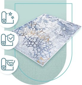 Koberec Agnella Soft Folgen sivý / popol