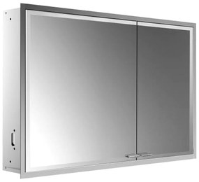 Emco Prestige 2 - Vstavaná zrkadlová skriňa 1014 mm široké dvere vľavo so svetelným systémom, zrkadlová 989708107