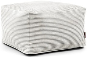 Krémový menčestrový sedací vak Softbox MooG – SLOWDOWN