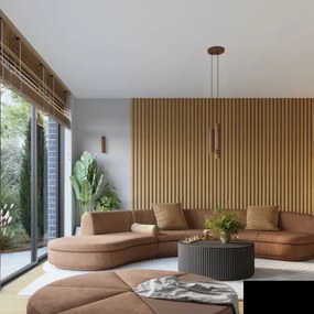 Brilagi - LED nástenné svietidlo CRESTO 2xGU10/10W/230V 20 cm hnedé