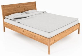 Jednolôžková posteľ z dubového dreva 90x200 cm v prírodnej farbe Pola - The Beds