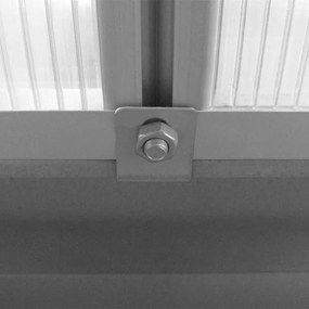 InternetovaZahrada - Záhradný skleník - 190 x 195 x 195 - plocha 3,7 m² - objem 5,85 m³ + základňa