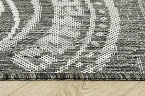 Koberec / Behúň FLEX 1907/P91 hnedý / sivý