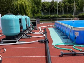 Technypools Bazénový set CALIFORNIA MAXI 1200 12, 26 x 5,66 x 1,25 m (9981K) Barva: zelená