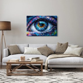 Obraz - Maľba oka (90x60 cm)