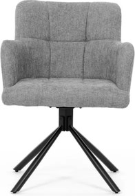 Jedálenská stolička sivá DCH-T1122 GREY2