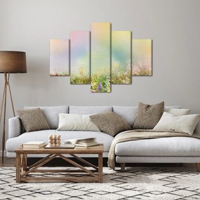 Obraz - Maľovaná lúka 2 (150x105 cm)