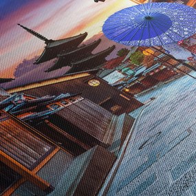Obraz - Ázijská žena (120x50 cm)
