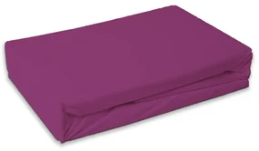 Jersey prestieradlo fialová orchidea, 180 x 200 cm