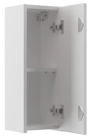 Kúpeľňová skrinka s košom na bielizeň Capri 811 1D dub kraft zlatý