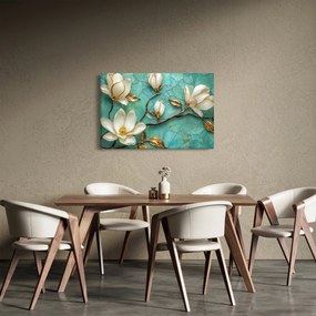 Obraz - 3D magnólia (90x60 cm)