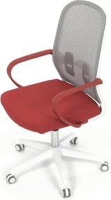 Kancelárska stolička červená KA-S425 RED