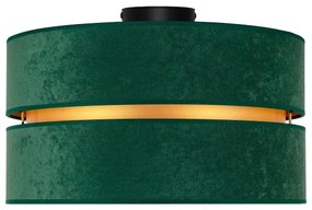Duolla - Stropné svietidlo DUO 1xE27/40W/230V pr. 40 cm zelená/zlatá