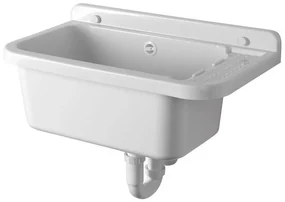 Aqualine Aqualine, Závesná výlevka s odkladacou plochou 60x34cm, plast, biela, PI5060