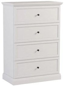 Komoda Lucca K4S biela opálová