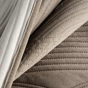 PREHOZ NA POSTEĽ VELVET2 170X210 CM BÉŽOVÝ