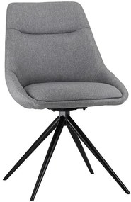 Stolička otočná Everly 9591 sivá