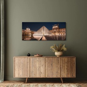 Obraz - Louvre v noci (120x50 cm)