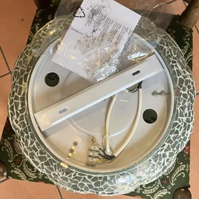 Mosaic lampa stropová stropnica orient Melon LACE Ø38 3D efekt