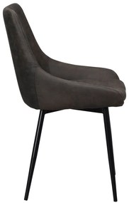 Tmavosivé jedálenské stoličky v súprave 2 ks Sierra – Rowico