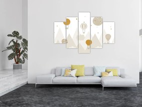 Obraz - Lietajúce balóny (150x105 cm)
