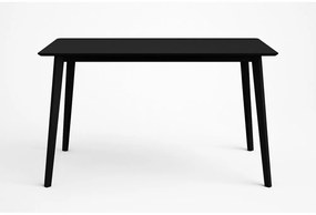 Jedálenský stôl s čiernou doskou 70x120 cm Vojens – House Nordic
