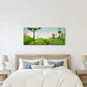Obraz podivuhodnej krajiny (120x50 cm)