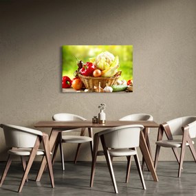 Obraz - Zelenina (90x60 cm)