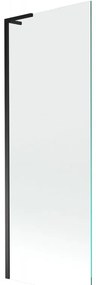 Mexen Next L, 1-krídlová vaňová zástena 70 x 150 cm, 6mm číre sklo, čierny profil, 895-070-000-03-00-70