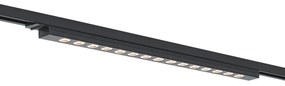 Moderné čierne stropné svietidlo pre 1-fázový koľajnicový systém 15W 1170 lm 3000K - Iconic Tsiri