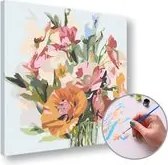 Maľovanie podľa čísel KYTICA Z LÁSKY – nízka náročnosť